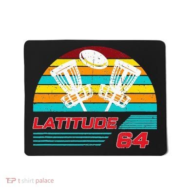 Latitude 64 Disc Golf Retro Vintage Mousepad