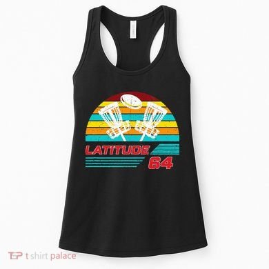 Latitude 64 Disc Golf Retro Vintage Women's Tank Top