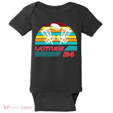 Latitude 64 Disc Golf Retro Vintage Baby Bodysuit