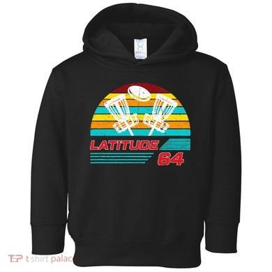 Latitude 64 Disc Golf Retro Vintage Toddler Hoodie