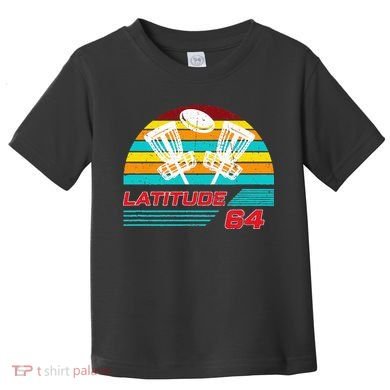 Latitude 64 Disc Golf Retro Vintage Toddler T-Shirt
