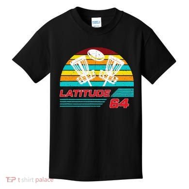 Latitude 64 Disc Golf Retro Vintage Kids T-Shirt