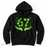 Lucky 67 Shamrock St Patrick’s Day 6-7 Meme Hoodie thumb 0