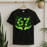 Lucky 67 Shamrock St Patrick’s Day 6-7 Meme T-Shirt thumb 2
