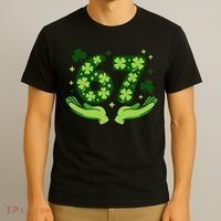 Lucky 67 Shamrock St Patrick’s Day 6-7 Meme T-Shirt thumb 3