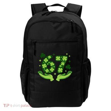 Lucky 67 Shamrock St Patrick’s Day 6-7 Meme Backpack