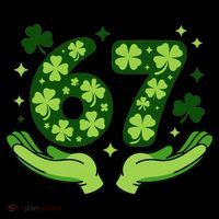 Lucky 67 Shamrock St Patrick’s Day 6-7 Meme Coffee Mug thumb 5