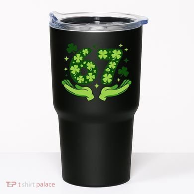 Lucky 67 Shamrock St Patrick’s Day 6-7 Meme Tumbler