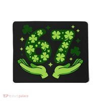 Lucky 67 Shamrock St Patrick’s Day 6-7 Meme Mousepad thumb 0