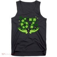 Lucky 67 Shamrock St Patrick’s Day 6-7 Meme Tank Top thumb 0