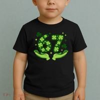 Lucky 67 Shamrock St Patrick’s Day 6-7 Meme Toddler T-Shirt thumb 2