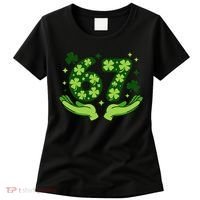 Lucky 67 Shamrock St Patrick’s Day 6-7 Meme Women's T-Shirt thumb 0