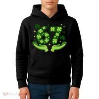 Lucky 67 Shamrock St Patrick’s Day 6-7 Meme Kids Hoodie thumb 4