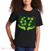 Lucky 67 Shamrock St Patrick’s Day 6-7 Meme Kids T-Shirt thumb 2