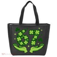 Lucky 67 Shamrock St Patrick’s Day 6-7 Meme Tote Bag thumb 0