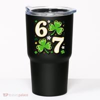 Lucky 67 Shamrock Six Seven 6-7 Meme Tumbler thumb 0