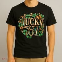 Lucky 67 St Patrick’s Day 6-7 Meme  T-Shirt thumb 3