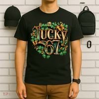 Lucky 67 St Patrick’s Day 6-7 Meme  T-Shirt thumb 6