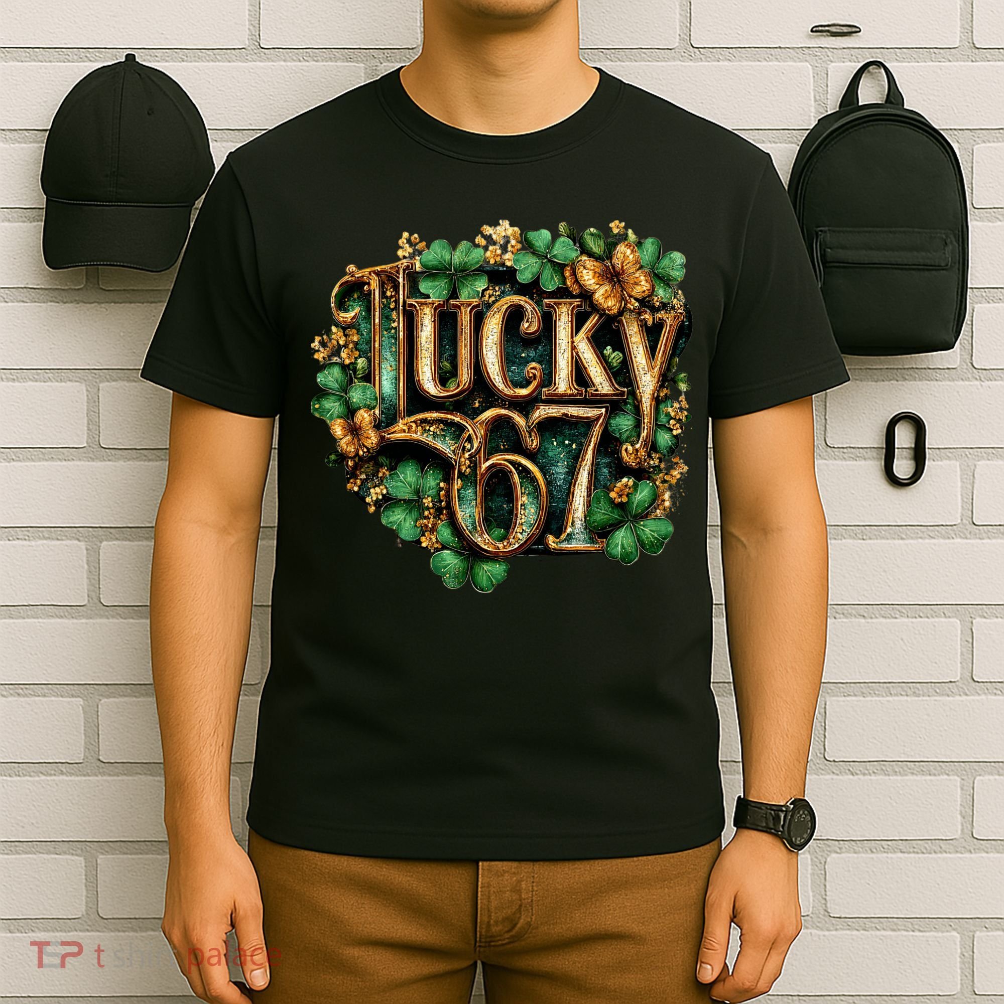 Lucky 67 St Patrick’s Day 6-7 Meme  T-Shirt