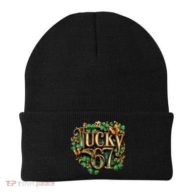 Lucky 67 St Patrick’s Day 6-7 Meme  Beanie