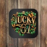 Lucky 67 St Patrick’s Day 6-7 Meme  Coaster thumb 0