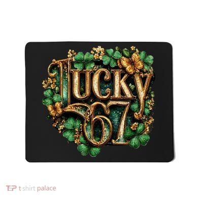 Lucky 67 St Patrick’s Day 6-7 Meme  Mousepad