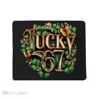 Lucky 67 St Patrick’s Day 6-7 Meme  Mousepad thumb 0