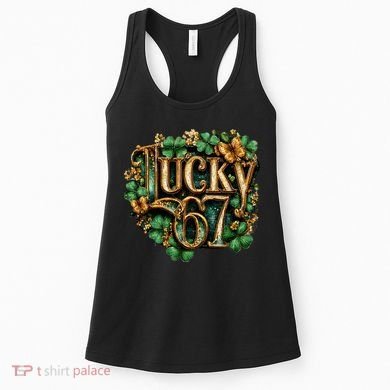 Lucky 67 St Patrick’s Day 6-7 Meme  Women's Tank Top