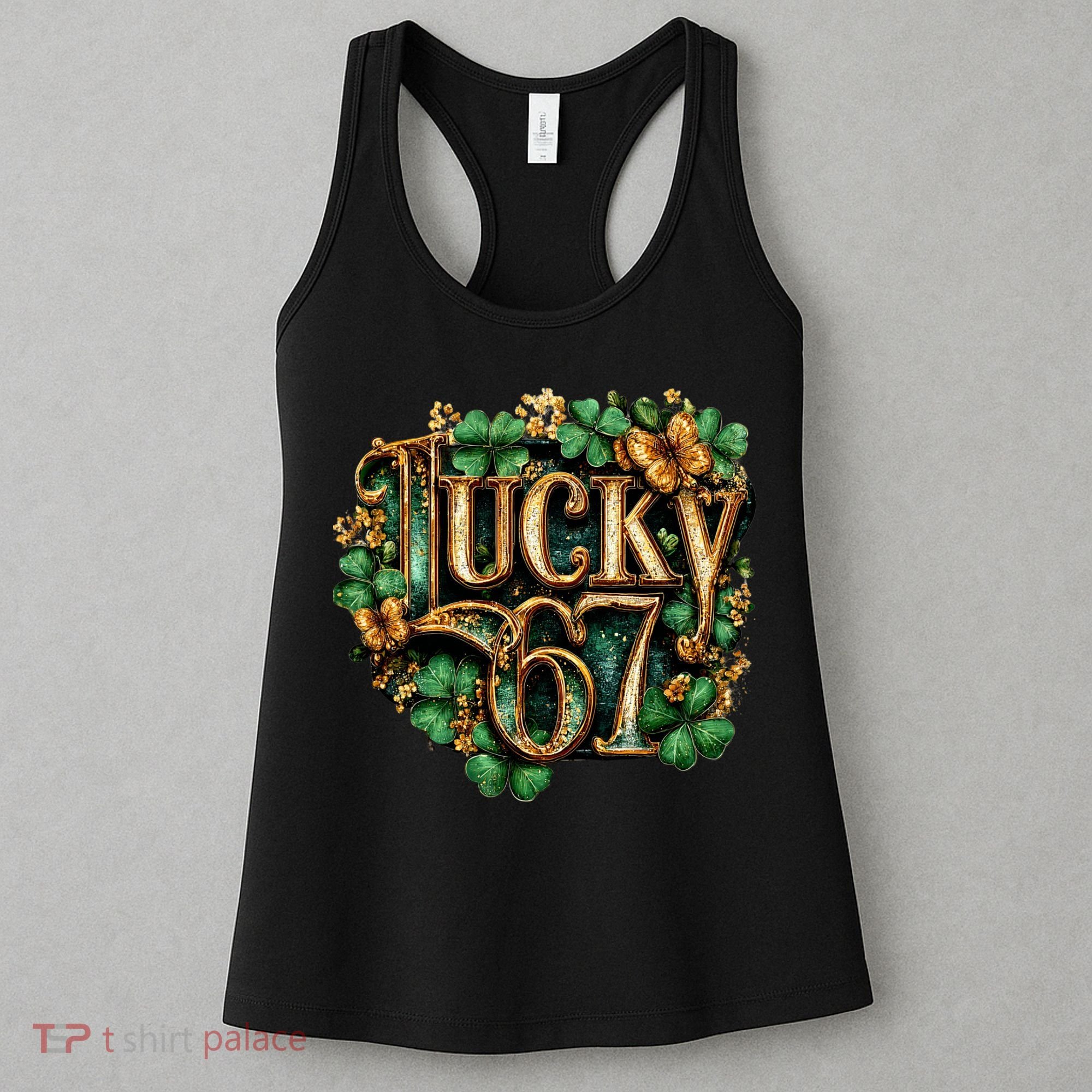 Lucky 67 St Patrick’s Day 6-7 Meme  Women's Tank Top