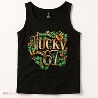 Lucky 67 St Patrick’s Day 6-7 Meme  Tank Top thumb 2