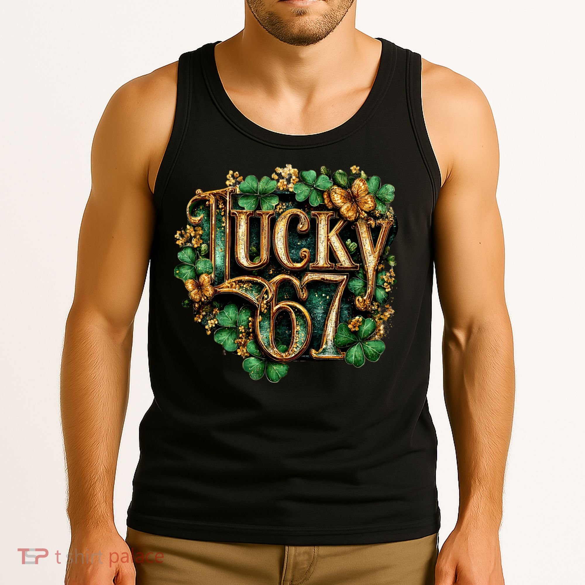 Lucky 67 St Patrick’s Day 6-7 Meme  Tank Top