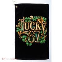 Lucky 67 St Patrick’s Day 6-7 Meme  Golf Towel thumb 0