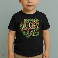 Lucky 67 St Patrick’s Day 6-7 Meme  Toddler T-Shirt thumb 2