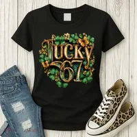 Lucky 67 St Patrick’s Day 6-7 Meme  Women's T-Shirt thumb 3