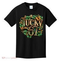 Lucky 67 St Patrick’s Day 6-7 Meme  Kids T-Shirt thumb 0