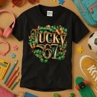 Lucky 67 St Patrick’s Day 6-7 Meme  Kids T-Shirt thumb 3