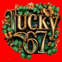 Lucky 67 St Patrick’s Day 6-7 Meme  Santa Hat thumb 1