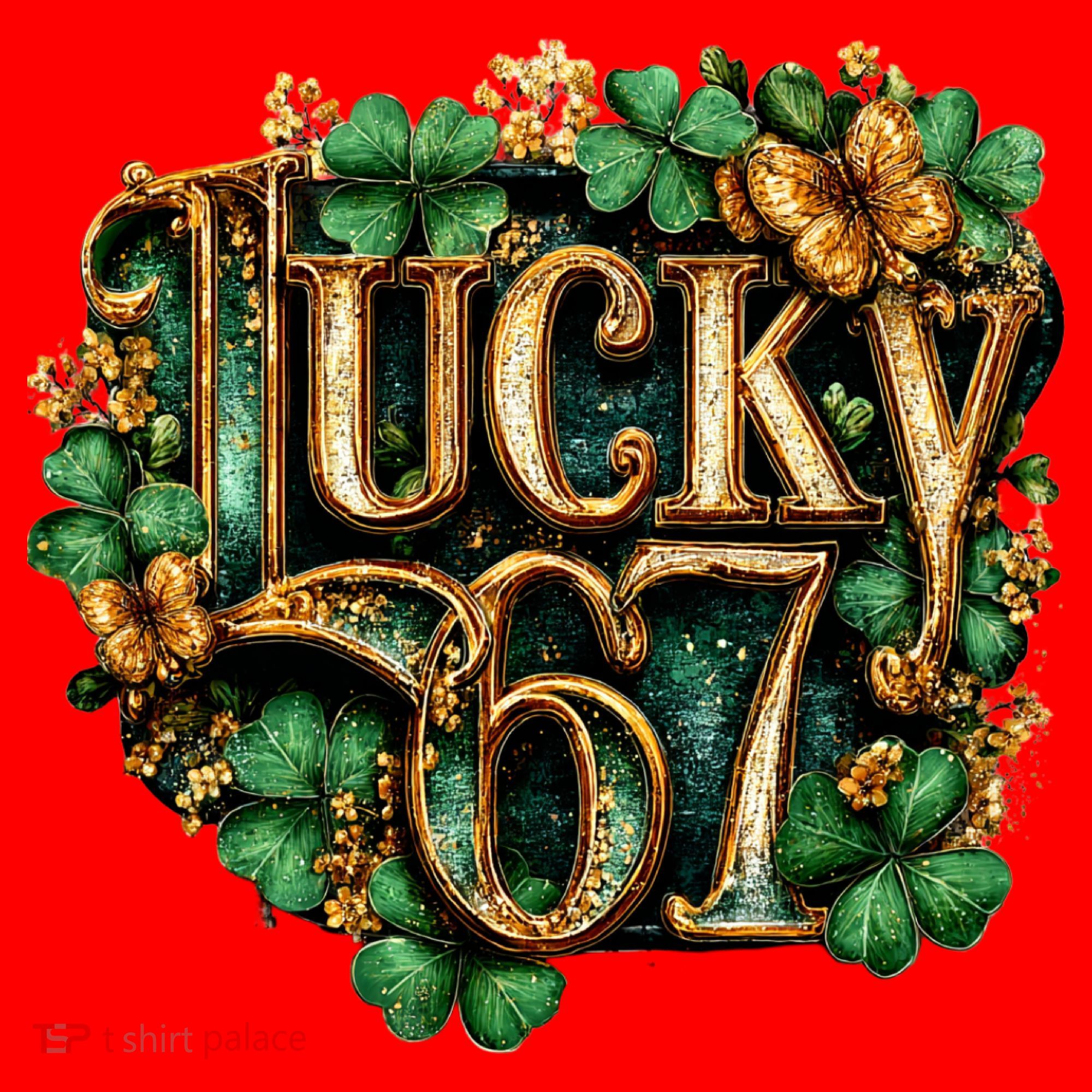 Lucky 67 St Patrick’s Day 6-7 Meme  Santa Hat