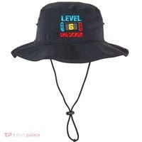 Level 6 Unlocked Gamer 6th Birthday Gift Video Game Bucket Hat thumb 0