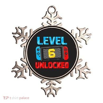 Level 6 Unlocked Gamer 6th Birthday Gift Video Game Ornament