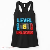 Level 6 Unlocked Gamer 6th Birthday Gift Video Game Women's Tank Top thumb 0