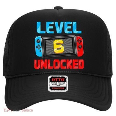 Level 6 Unlocked Gamer 6th Birthday Gift Video Game Hat