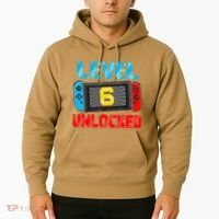 Level 6 Unlocked Gamer 6th Birthday Gift Video Game Hoodie thumb 2