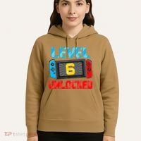 Level 6 Unlocked Gamer 6th Birthday Gift Video Game Hoodie thumb 5