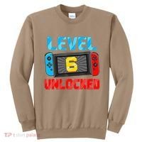 Level 6 Unlocked Gamer 6th Birthday Gift Video Game Sweatshirt thumb 0