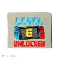 Level 6 Unlocked Gamer 6th Birthday Gift Video Game Mousepad thumb 0
