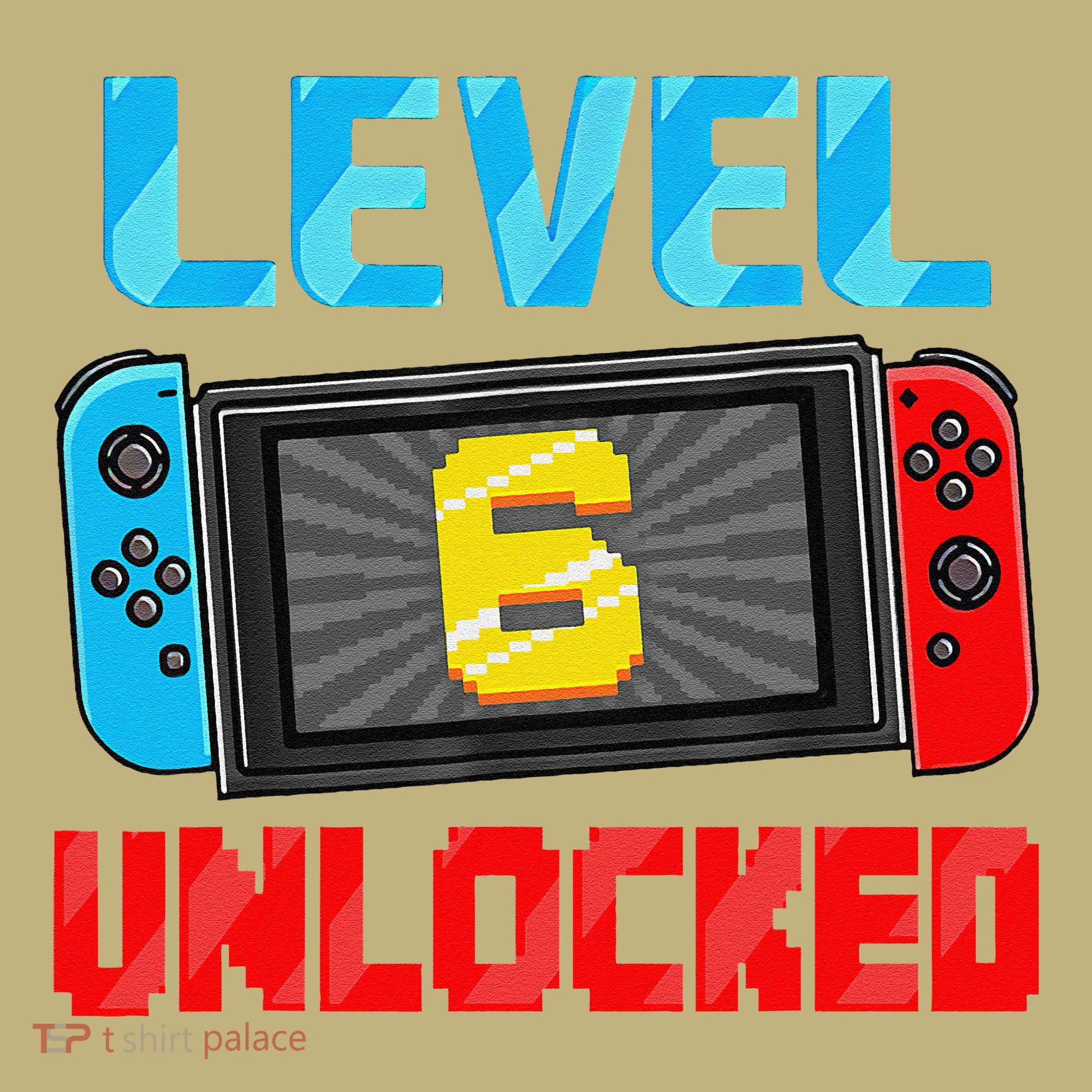 Level 6 Unlocked Gamer 6th Birthday Gift Video Game Mousepad