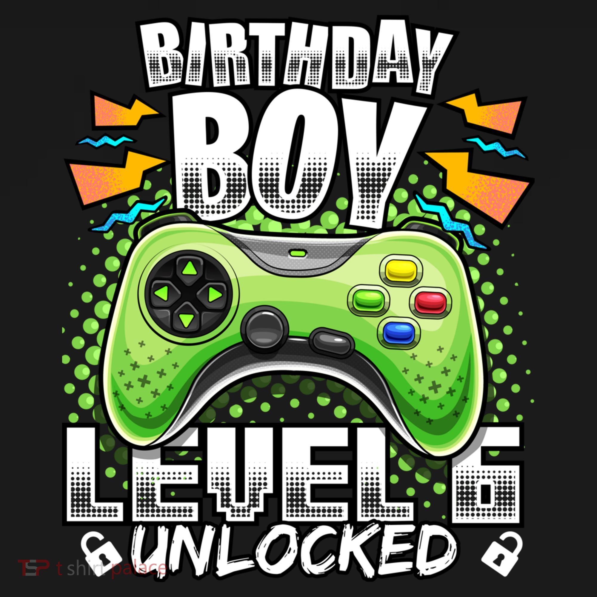 Level 6 Unlocked Video Game 6th Birthday Gamer Gift Boys Gift Bucket Hat