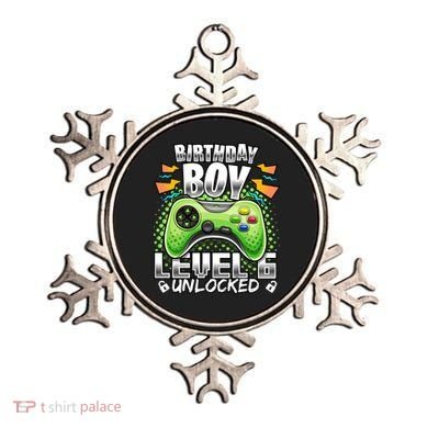 Level 6 Unlocked Video Game 6th Birthday Gamer Gift Boys Gift Ornament