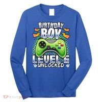 Level 6 Unlocked Video Game 6th Birthday Gamer Gift Boys Gift Long Sleeve Shirt thumb 0
